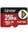 Lexar PLAY Pro microSD Express 7.1 256, up to 900MB/s read,600MB/s Write, C10 U3,and up to 104MB/s with UHS-I Host - nr 1