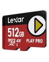Lexar PLAY Pro microSD Express 7.1 512, up to 900MB/s read,600MB/s Write, C10 U3,and up to 104MB/s with UHS-I Host - nr 2