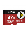 Lexar PLAY Pro microSD Express 7.1 512, up to 900MB/s read,600MB/s Write, C10 U3,and up to 104MB/s with UHS-I Host - nr 2