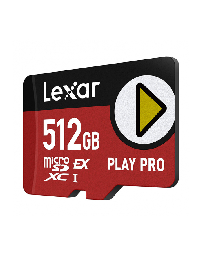Lexar PLAY Pro microSD Express 7.1 512, up to 900MB/s read,600MB/s Write, C10 U3,and up to 104MB/s with UHS-I Host główny