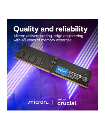 crucial Pamięć DDR5 32GB/6400 CL52 CUDIMM nr 1