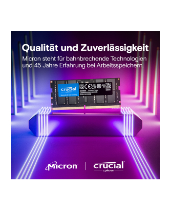 crucial Pamięć do notebooka DDR5 CSODIMM 32GB (2*16GB)/6400 CL52