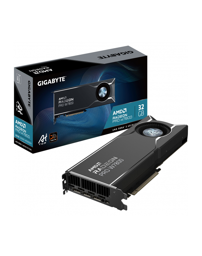 Gigabyte Radeon PRO W7800 AI TOP 32G AMD 32 GB GDDR6 (W7800AITOP32G) główny