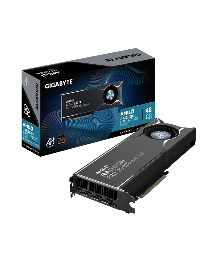 Gigabyte Radeon Pro W7900 AI TOP 48GB GDDR6 DP 3xMini DP (W7900AITOP48G) główny