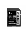 Lexar Professional SILVER PLUS SDXC UHS-I cards, 1TB, up to 205MB/s read 150MB/s write C10 V30 U3 - nr 1