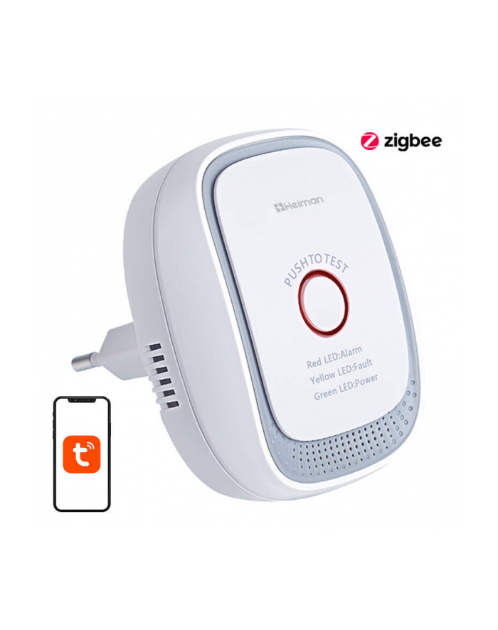 Heiman Inteligentny Czujnik Wycieku Gazu Ziemnego Zigbee Hs1Cg-E HS1CGE główny
