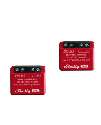 Shelly 1PM Mini Gen3 2szt. 073944