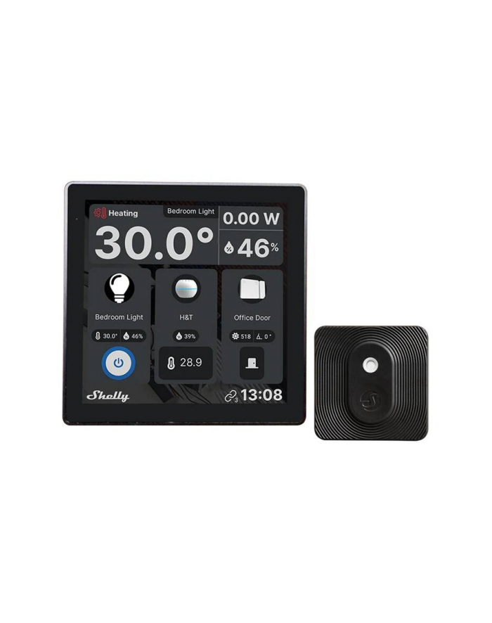 Shelly Panel Sterowania Wall Display Wifi/Blu Czarny + Blu H&T 74520 główny