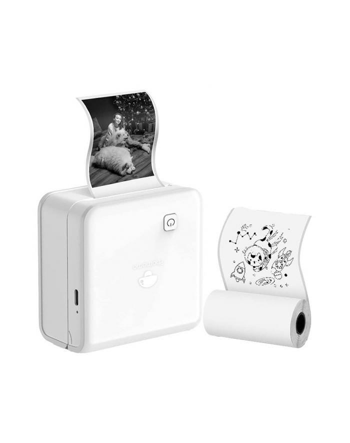 Phomemo Przenośna Drukarka Etykiet M02 Pro (White) (73107) główny