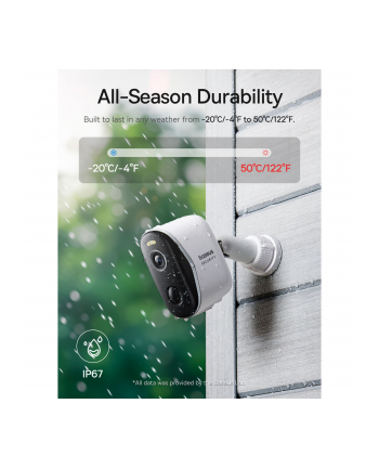 Baseus Kamera Zewnętrzna N1 Plus (Biała) (S0TZ002130) nr 2