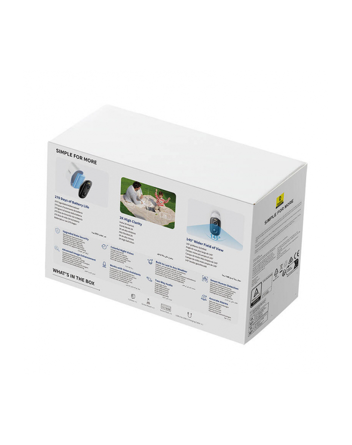 Baseus Kamera Zewnętrzna N1 Plus (Biała) (S0TZ002130) główny