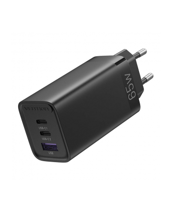 ŁADOWARKA SIECIOWA VENTION GAN 3 PORTOWA 65W USB-C