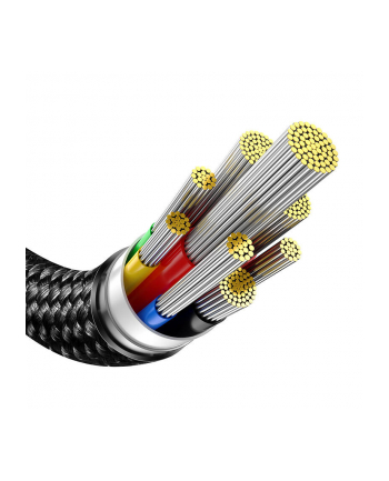 Kabel przewód USB Typ-C 3.2 do Typ-C 3.2 150cm Baseus Tungsten Gold, 100W 4K 60Hz - czarny (P10319800111-00) nr 1