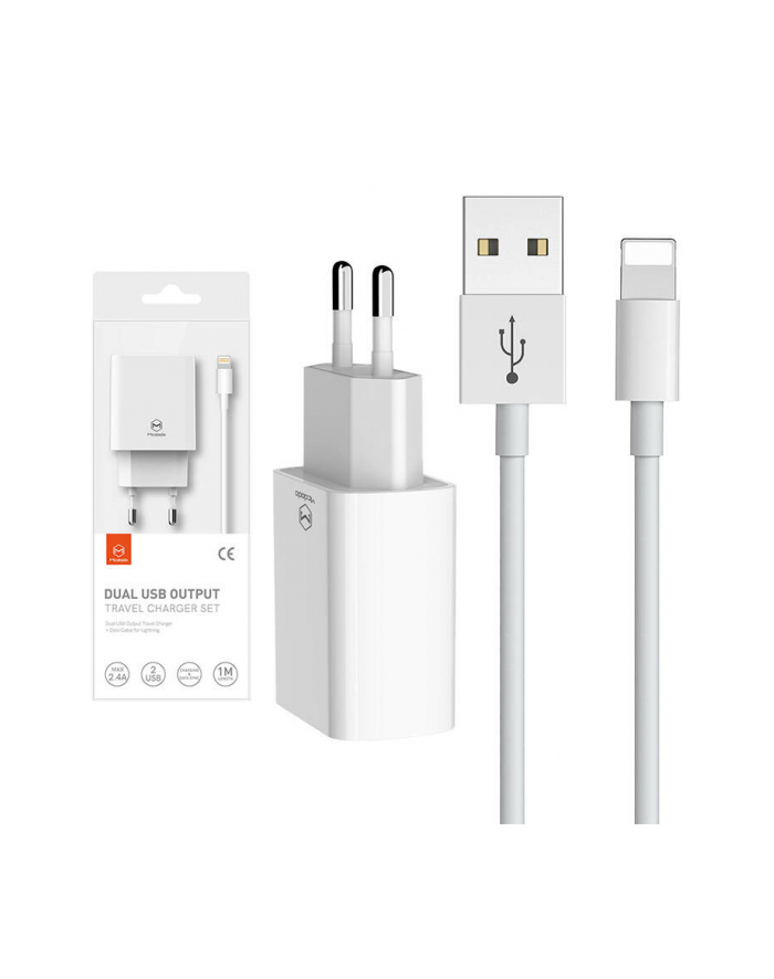 MCDODO ŁADOWARKA  2XUSB Z KABLEM USB-LIGHTNING  () główny