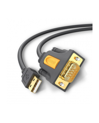 UGREEN KABEL USB  KABEL SZEREGOWY UGREEN USB NA RS232 SZEREGOWY USB DB9 Z CHIPSETEM PL2303 (2M)  (20222)