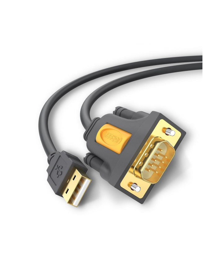 UGREEN KABEL USB  KABEL SZEREGOWY UGREEN USB NA RS232 SZEREGOWY USB DB9 Z CHIPSETEM PL2303 (2M)  (20222) główny