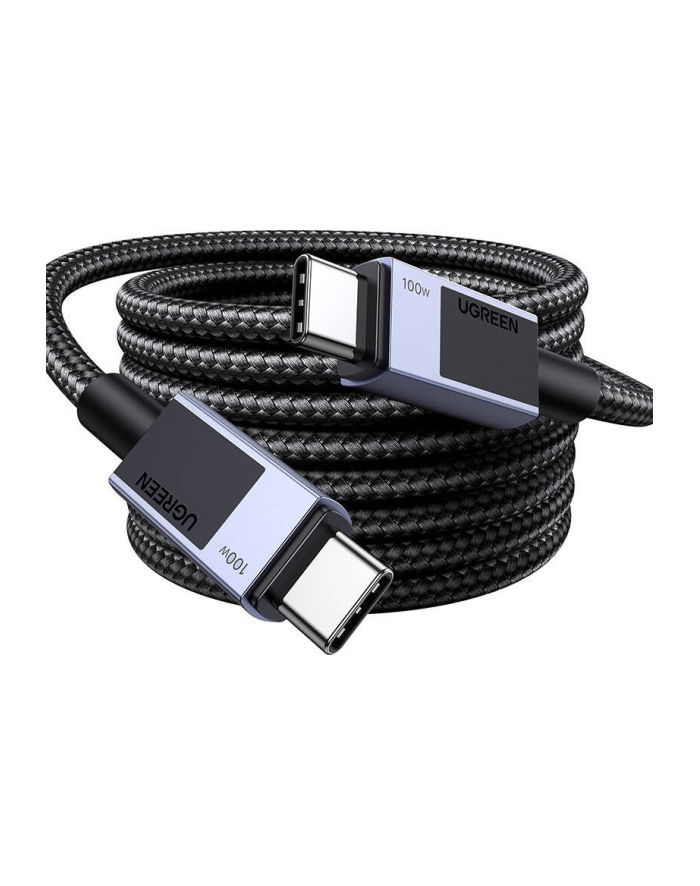 Kabel przewód USB Typ-C do Typ-C 50cm Ugreen 100W PD L512 - szary główny