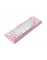 Klawiatura Havit KB874L Różowo-Biała (KB874LPINK) - nr 3