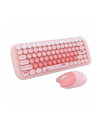 Zestaw klawiatura + mysz Mofii Candy New 2.4G Różowy (68101) nr 1