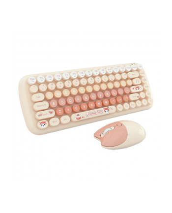 Zestaw klawiatura + mysz  Mofii Candy New 2.4G Pomarańczowy (68129) nr 1