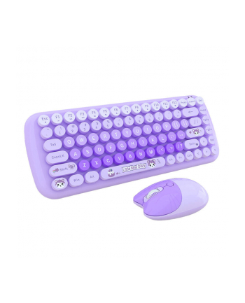 Zestaw klawiaura + mysz Mofii Candy New 2.4G Fioletowy (68102) nr 1