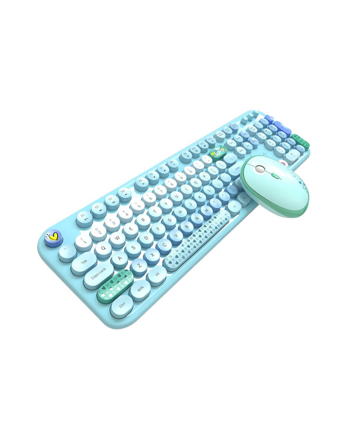 Zestaw klawiatura + mysz Mofii Lovely 2.4G Niebieski (68084) główny