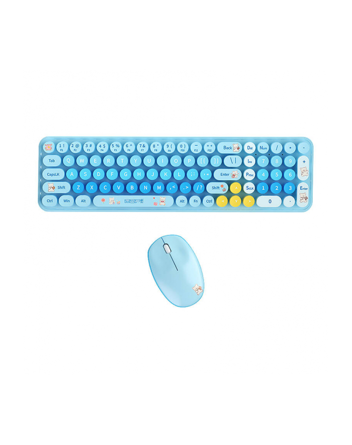 Zestaw klawiatura + mysz Mofii Baby Bear Niebieski (SMK682M8AGBLUE) główny