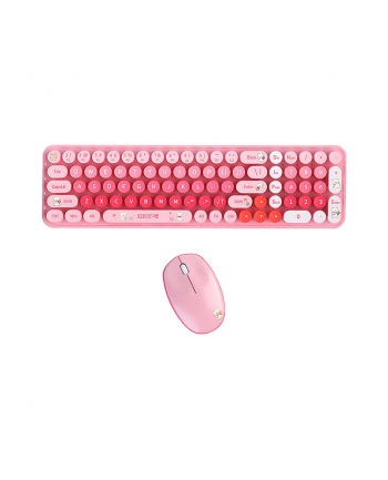 Zestaw klawiatura + mysz Mofii Baby Bear Różow (SMK682M8AGPINK) nr 1