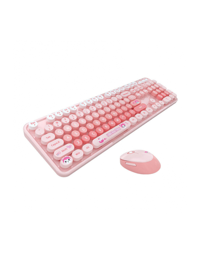 Zestaw klawiatura + mysz Mofii Sweet new 2.4G Różowy (68090) główny