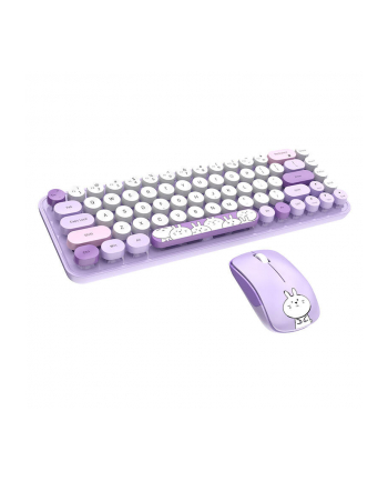 Zestaw klawiatura + mysz Mofii iBean Pro New 2.4G Fioletowy (68157) nr 1