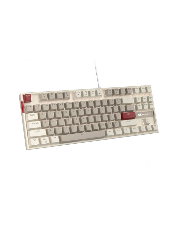 Klawiatura Magegee Mk-star retro Biało-szara (MKSTARWGBROWN) główny