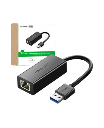 Adapter sieciowy Ugreen CR111 USB 3.0 do RJ45, Gigabit Ethernet (czarny)