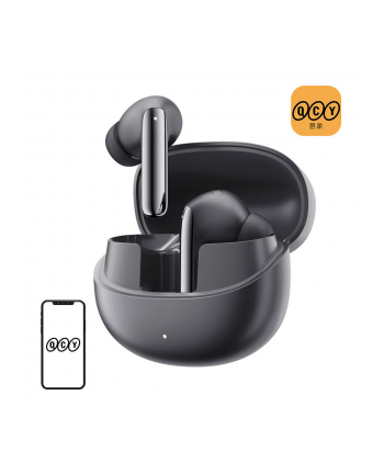 QCY TWS Melobuds Pro HT08 ANC Czarne (HT08BLACK)