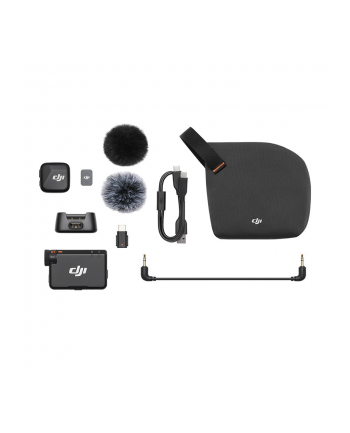 DJI Mic Mini System mikrofonów bezprzewodowych (1TX + 1RX) Czarny