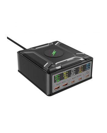 Blitzwolf BW-S28 Ładowarka Sieciowa i Bezprzewodowa Qi PD3.1 QC4+ 6w1 260W nr 2