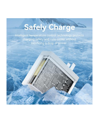 Vention Fegb0 Eu 2Xusb C 1Xusb A 100W 30W Gan Czarna