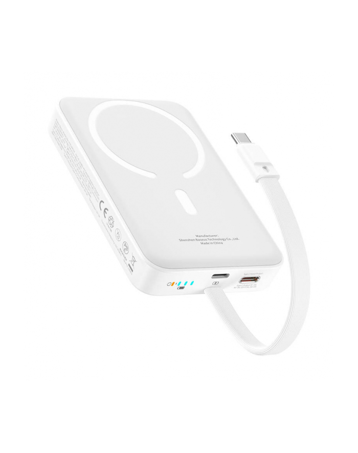 Baseus Mini 10000Mah 30W Magnetic Bayern Edition Biały 10000 Mah główny