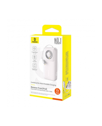 Baseus Free2Pull 20000mAh 65W Wbudowany Kabel Szary nr 2