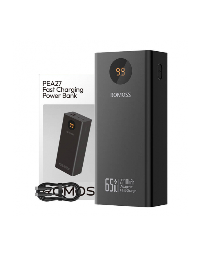 Romoss Pea27S Pro 27000Mah 65W Czarny główny