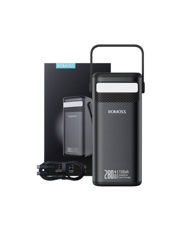 Romoss Pmt75 Dc 75000 Mah 280W Czarny główny