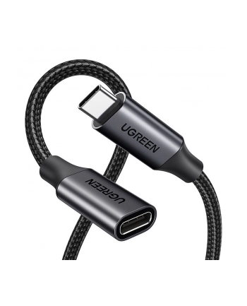 Ugreen Przedłużacz Usb 3.2 Us372 Męski Usb-C Do Żeński Usb-C Gen 2 1M Czarny (71146)