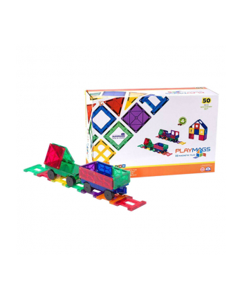 Playmags Klocki Magnetyczne 3D Pociąg 153 Zestaw 50El. nr 1