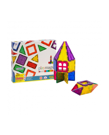 Playmags Klocki Magnetyczne 3D 165 Zestaw 32El. nr 1