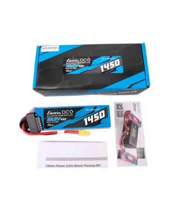 Gens Ace Gtech 1450Mah 22.2V 45C 6S1P Lipo Z Konektorem Xt60 Plug (65599)
