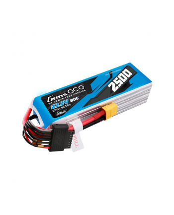 Gens Ace Gtech 2500Mah 22.2V 80C 6S1P Lipo Z Konektorem Xt60 Plug (65566)