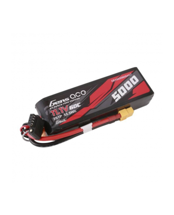 Gens Ace Gtech 5000Mah 11.1V 60C 3S1P Lipo With Xt60 Plug (65536)