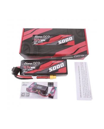 Gens Ace Gtech 5000Mah 11.1V 60C 3S1P Lipo With Xt60 Plug (65536)
