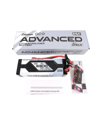Gens Ace Akumulator Advanced G-Tech 5300mAh 11.4V 3S1P 100C HV car Lipo Hardcase z konektorem Deans Plug