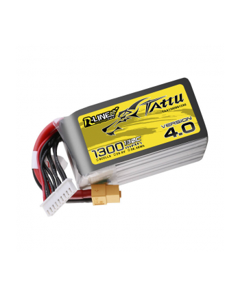 Tattu Rline Version 4.0 1300Mah 29.6V 130C 8S1P Lipo Z Konektorem Xt60 Plug (65495)