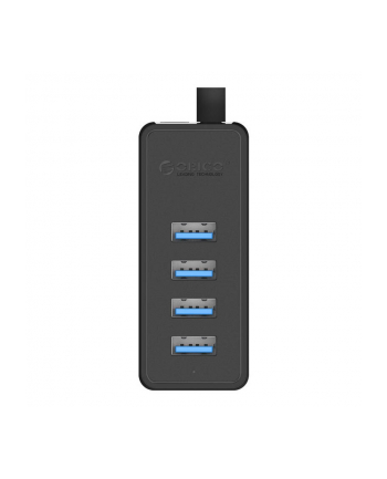 Orico Adapter Hub W5P-100 USB do 4x USB 3.0 (czarny) (W5PU3100BKEPIP)